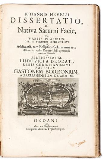 Hevelius, Johannes (1611-1687) Selenographia: Sive, Lunae Descriptio; atque Accurata, tam Macularum eius, quam Mottum Diversorum, aliar